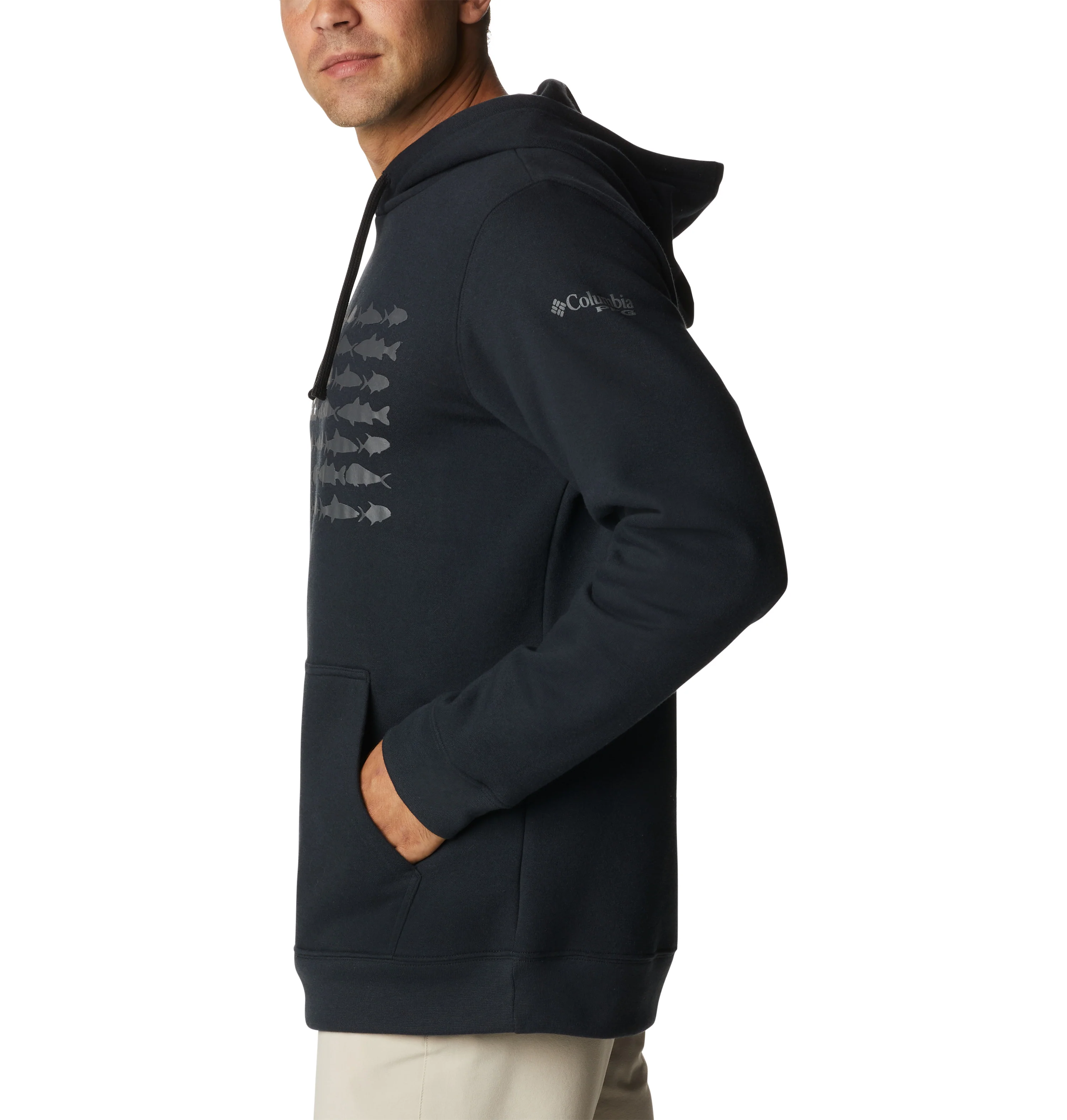 Men's PFG Fish Flag II Hoodie - Image 3