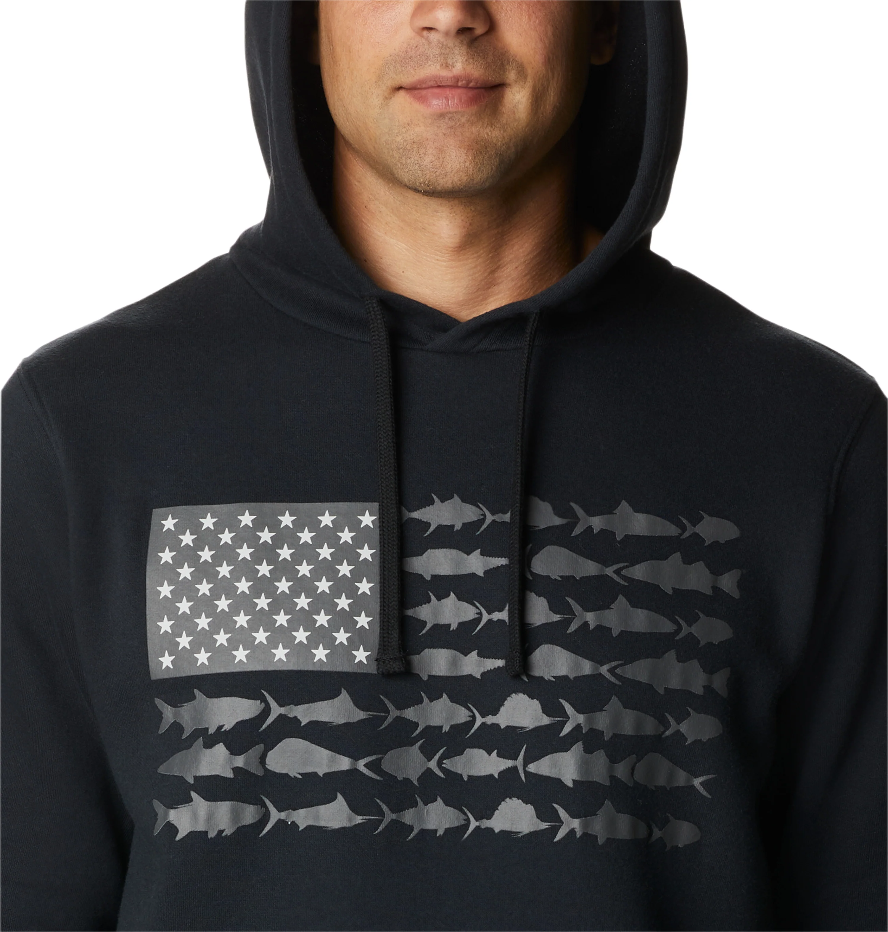 Men's PFG Fish Flag II Hoodie - Image 4