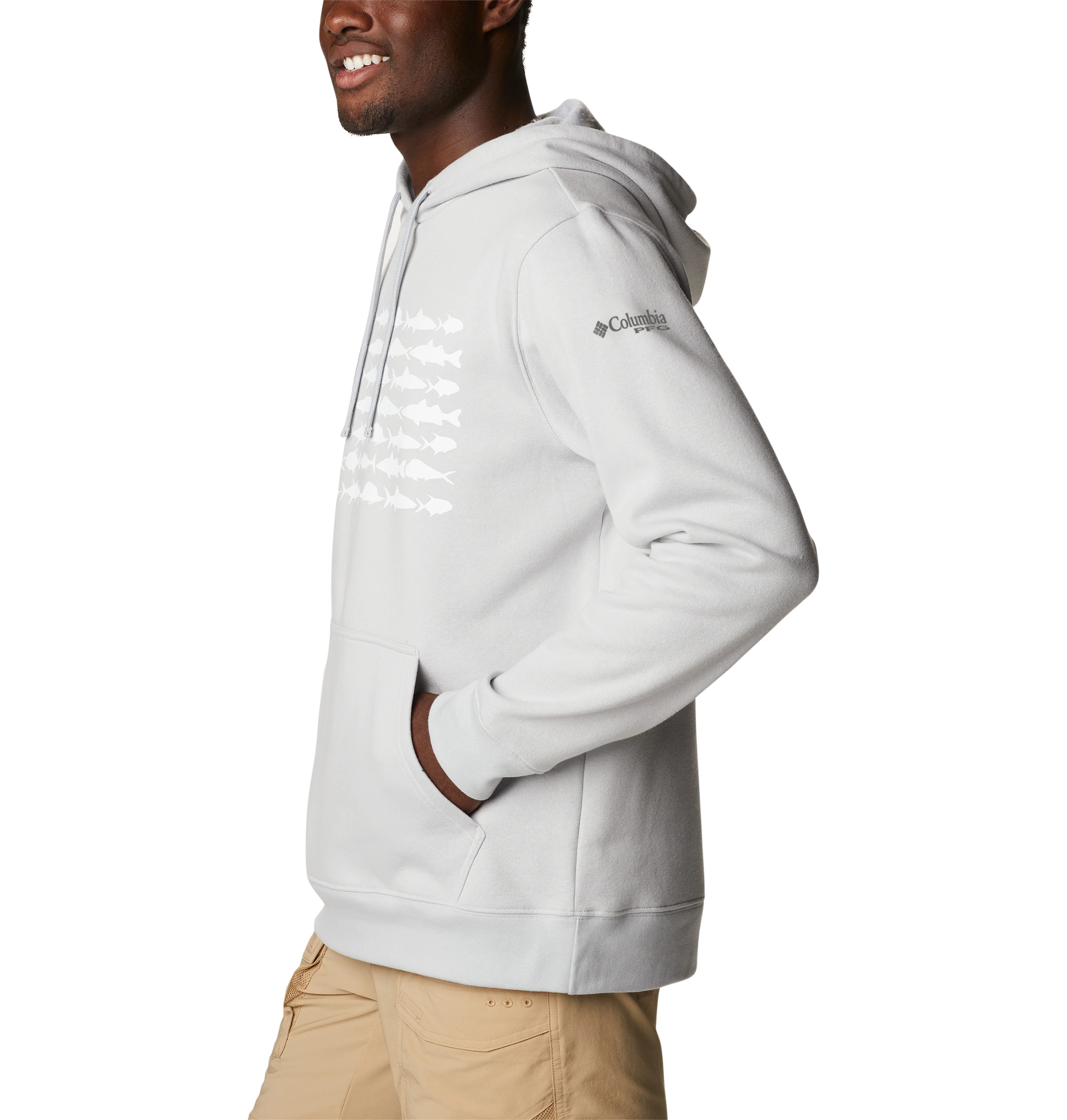Men's PFG Fish Flag II Hoodie - Image 3